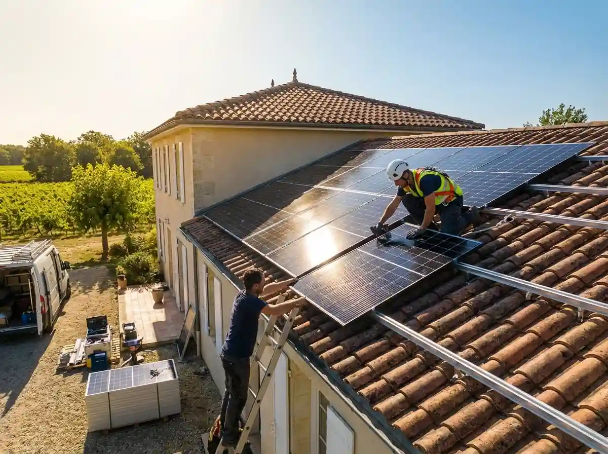 Installation de Panneaux Solaires Léognan